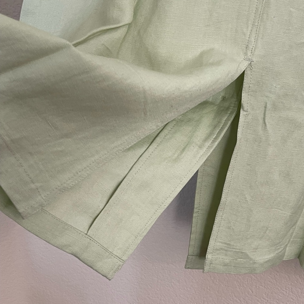 NWT - RVCA Linen Duster - Mint Green - Size L/12 - Picture 4 of 7
